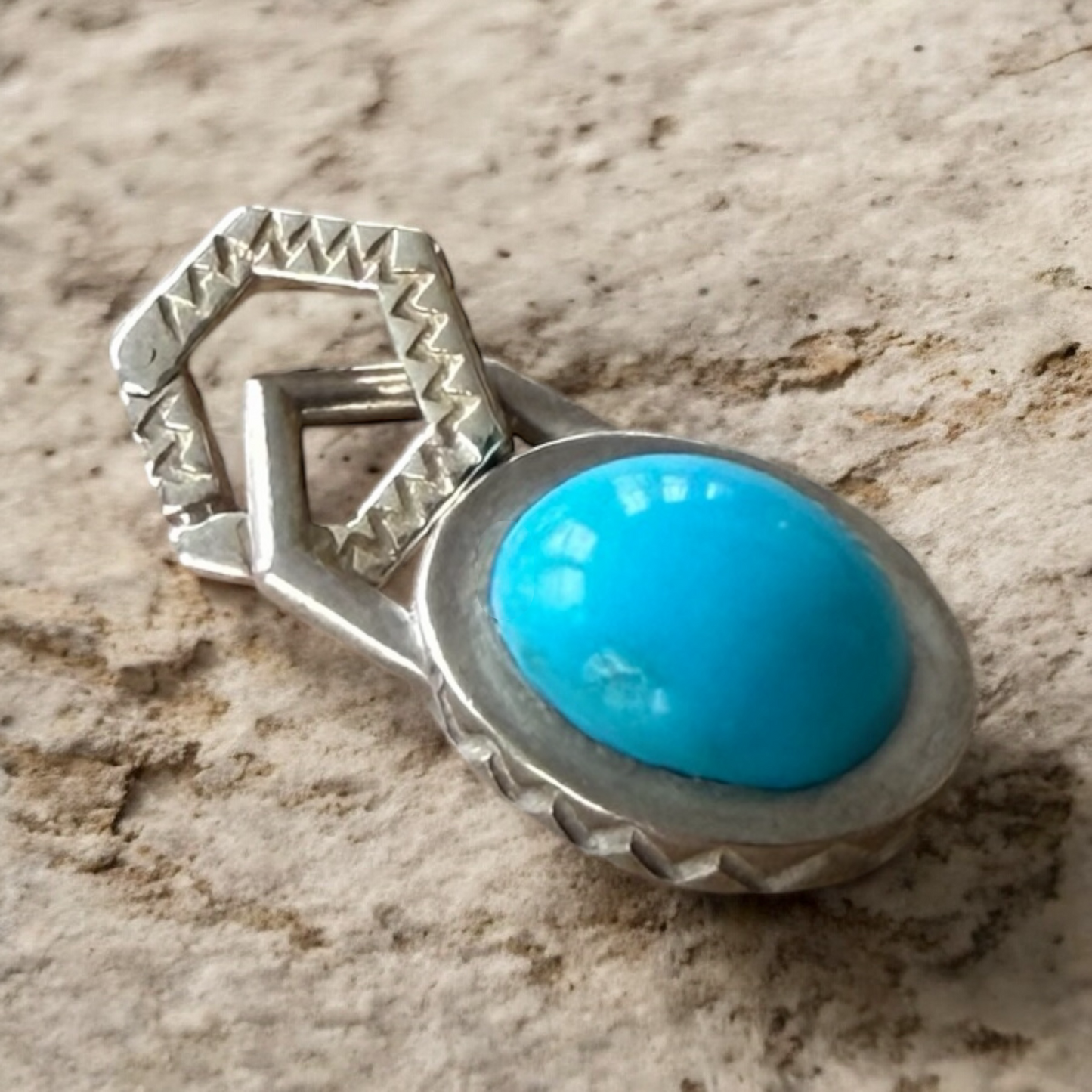 Epitome Pendant - Turquoise Cabochon