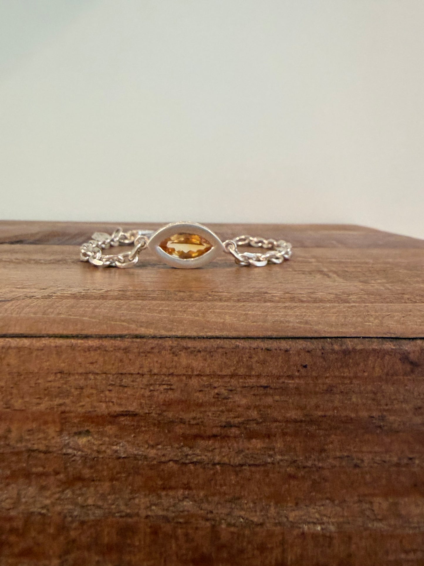 Lion Bracelet - Citrine