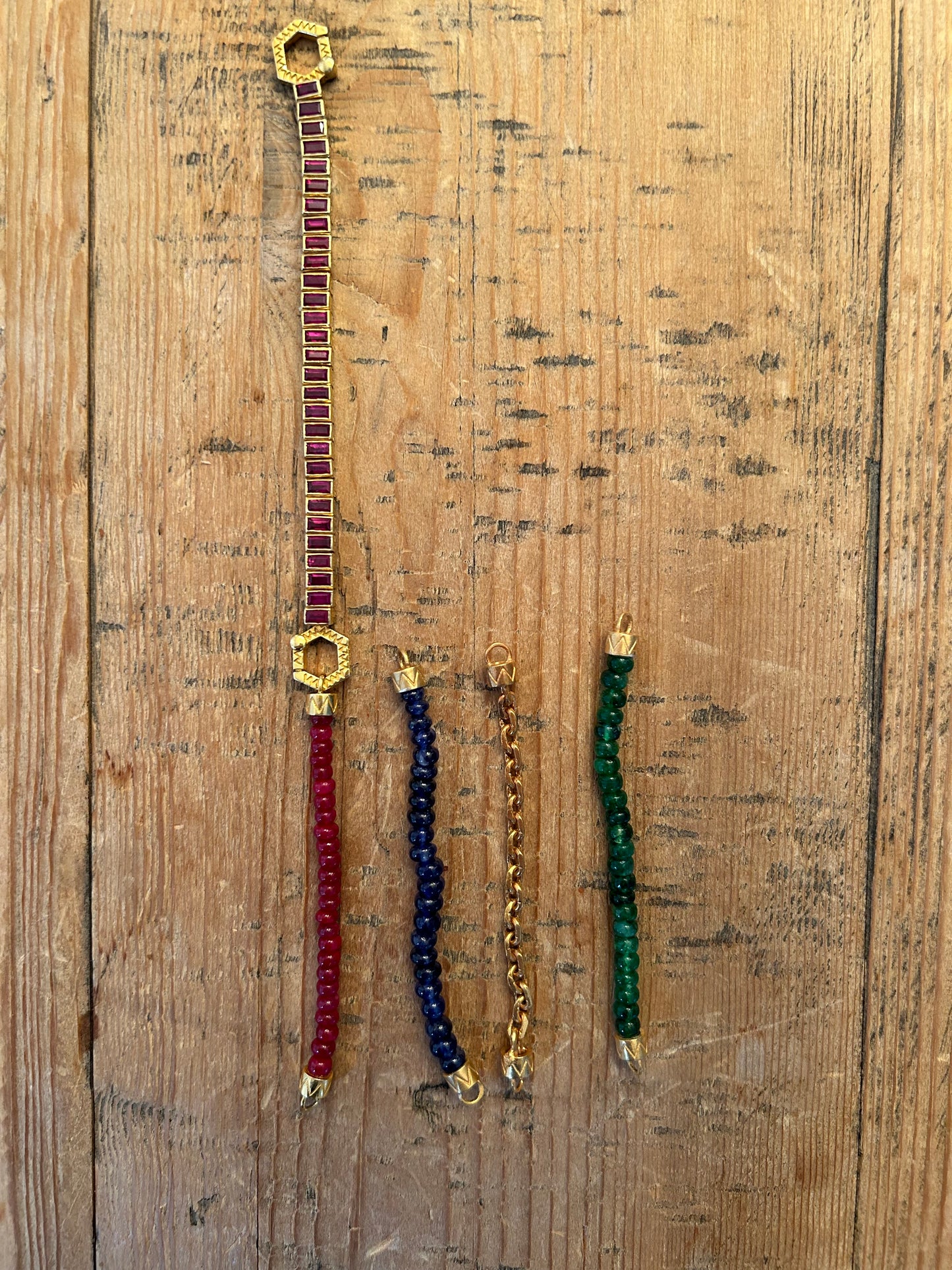 18kt Ruby Chameleon Bracelet