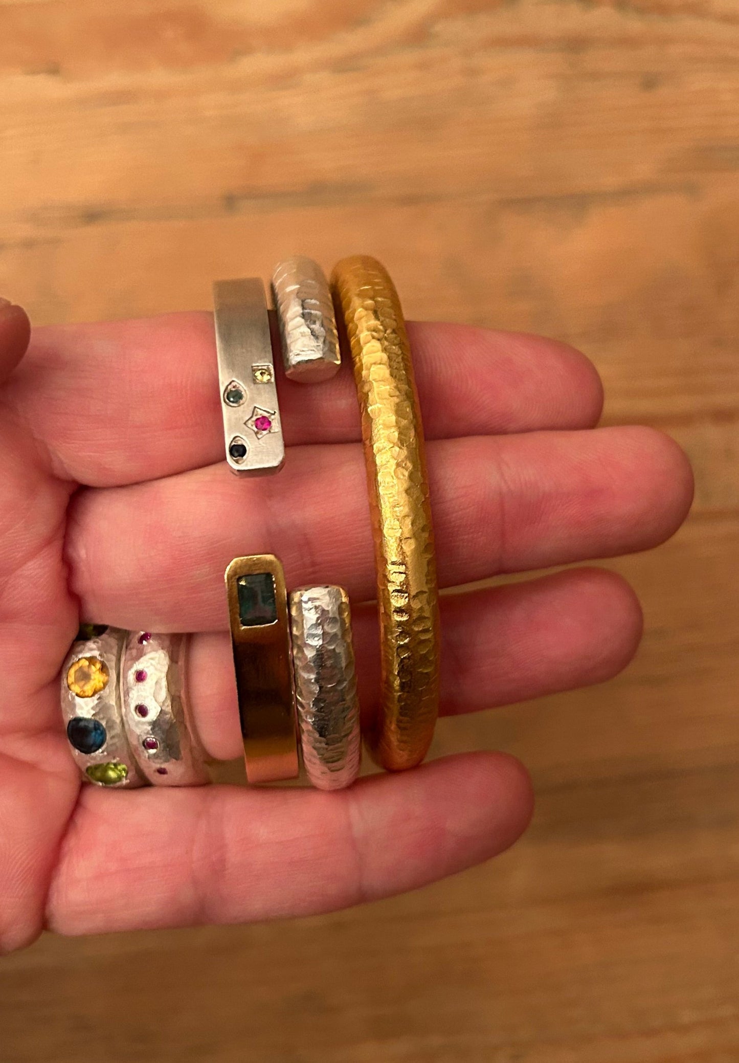 Epitome Cuff - 18kt and Sterling Silver