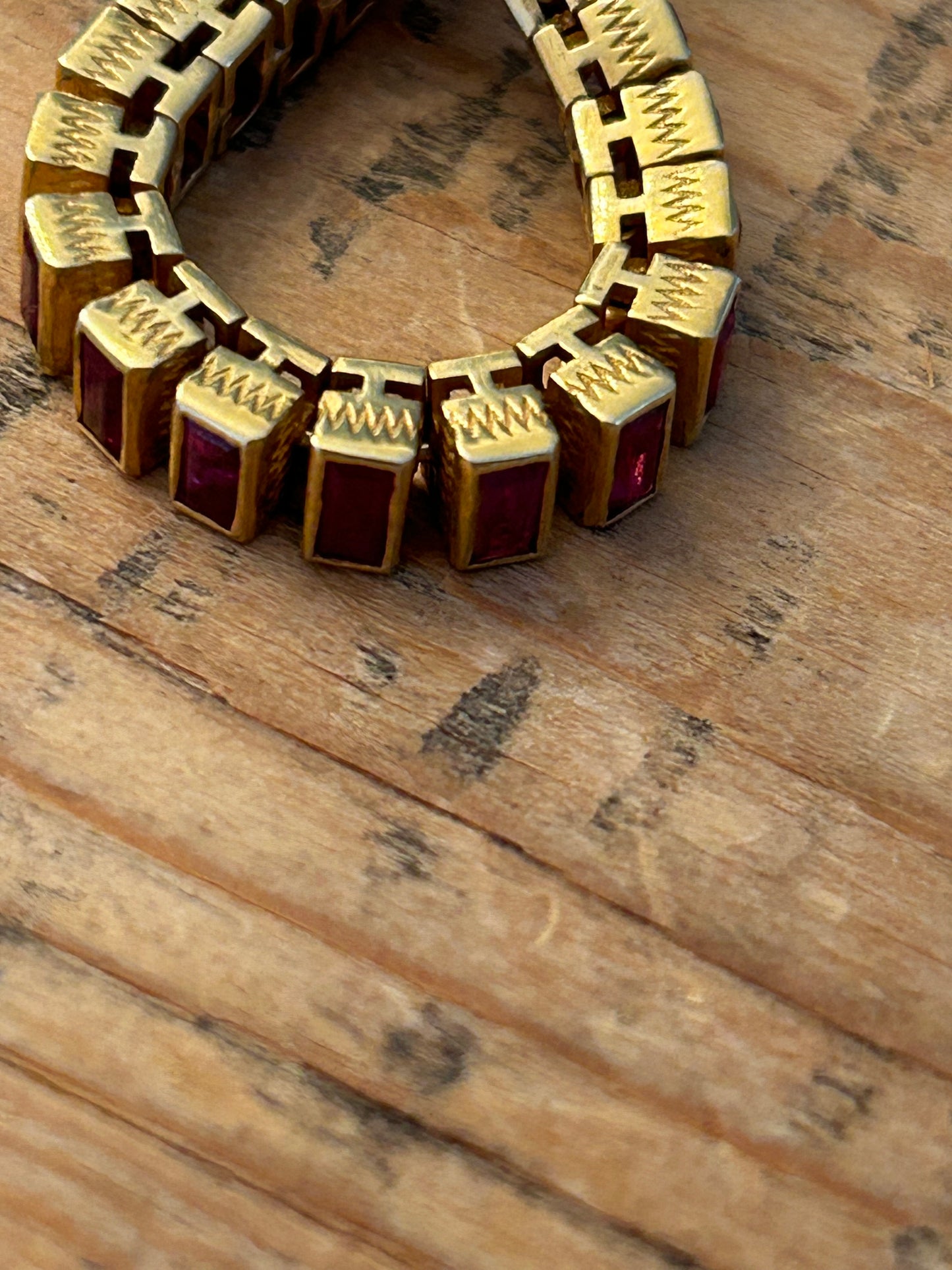 18kt Ruby Chameleon Bracelet
