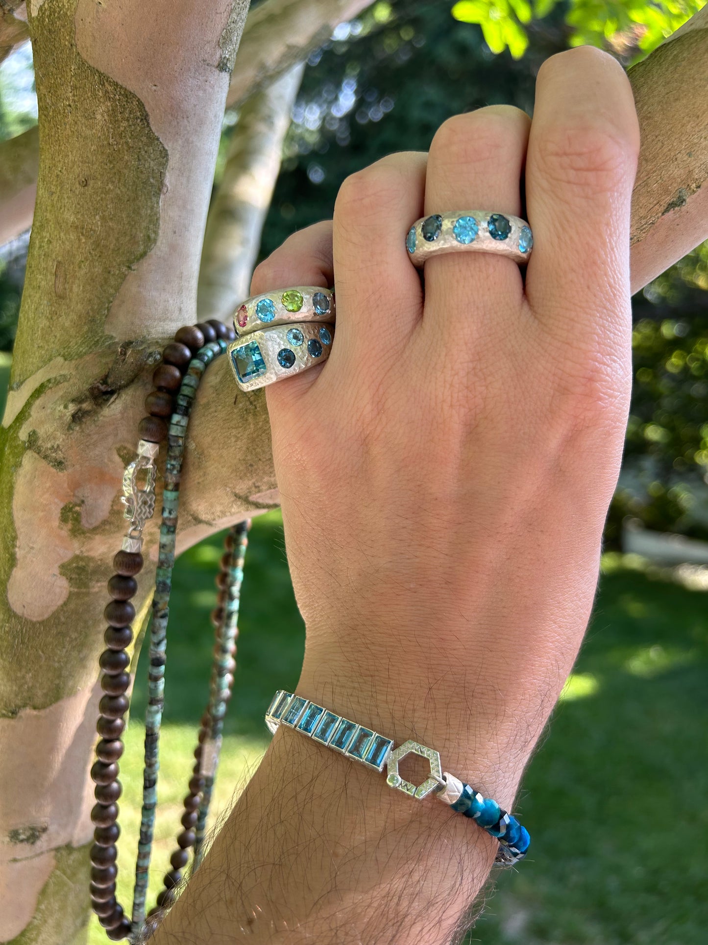 Chameleon Bracelet - Swiss Blue