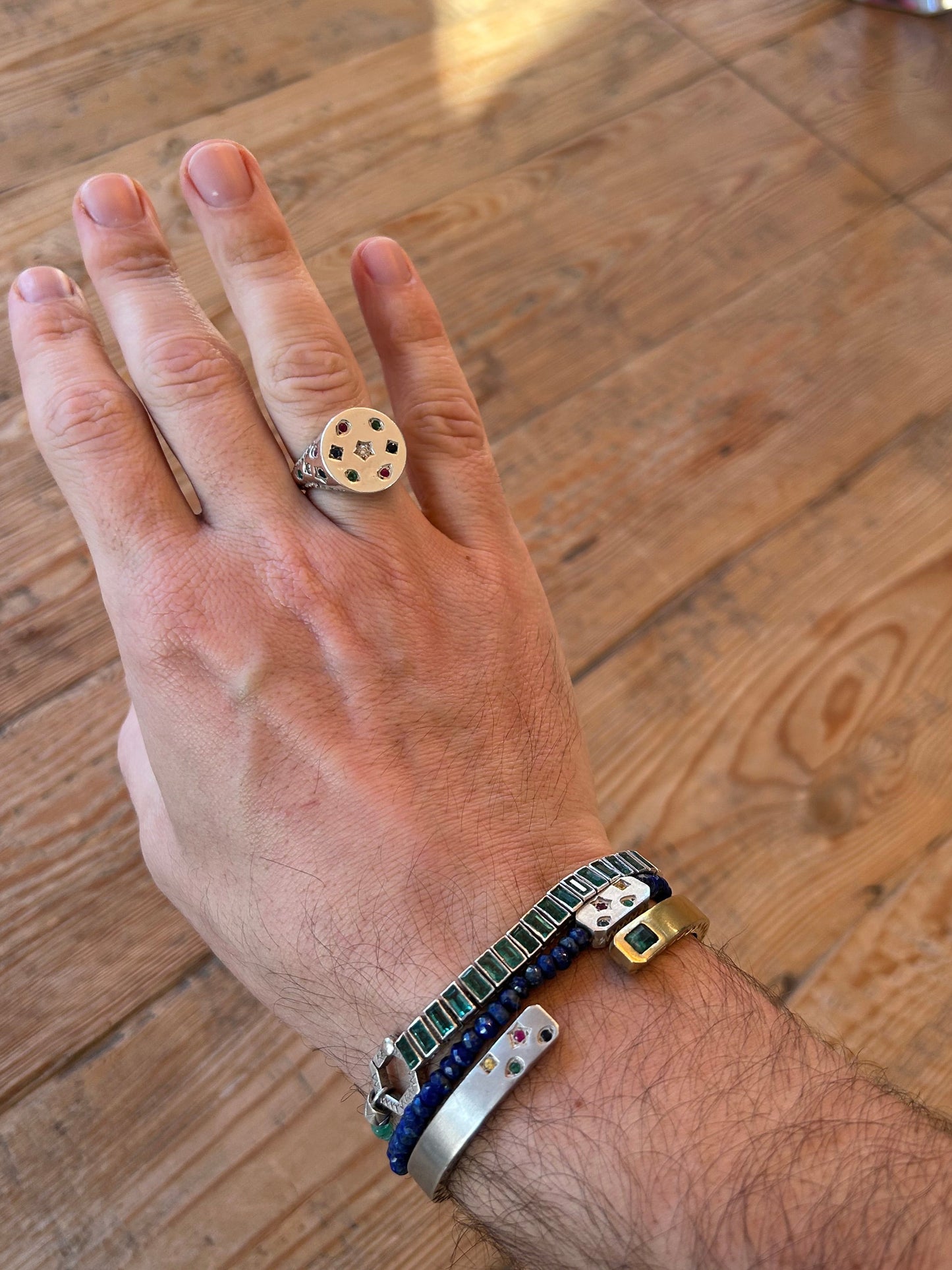 Epitome Cuff - 18kt and Sterling Silver