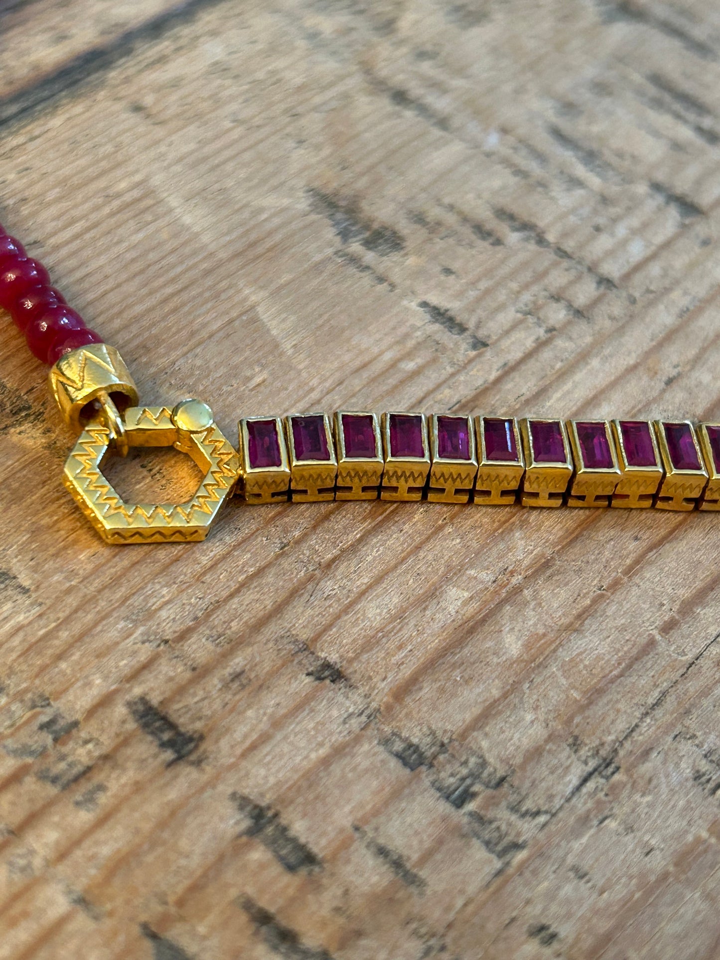 18kt Ruby Chameleon Bracelet