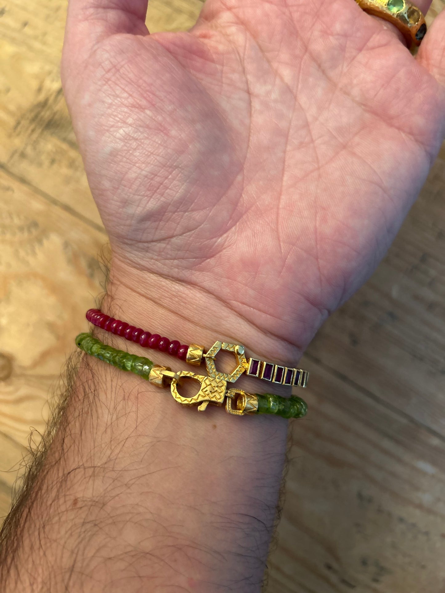 18kt Ruby Chameleon Bracelet