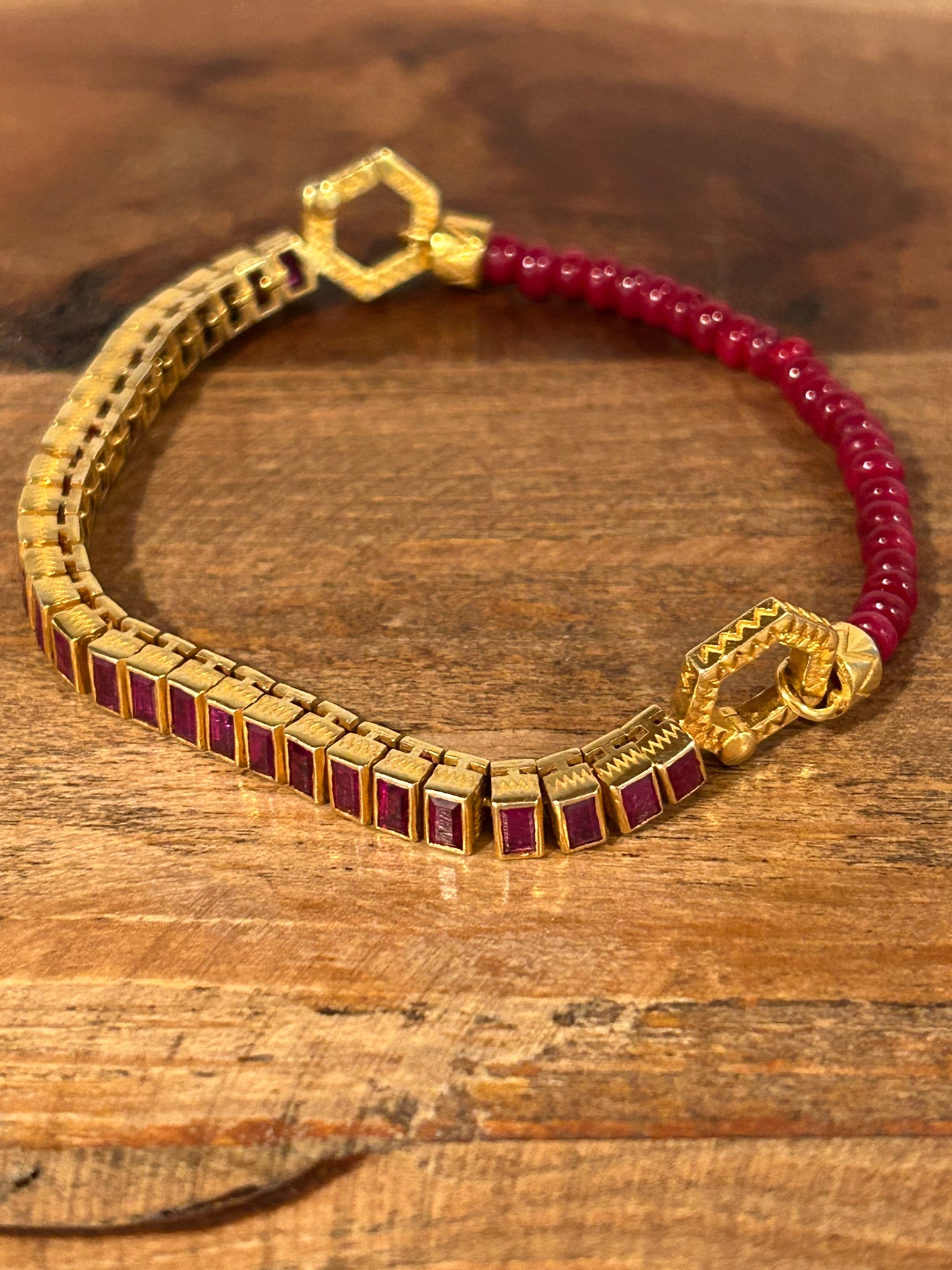 18kt Ruby Chameleon Bracelet