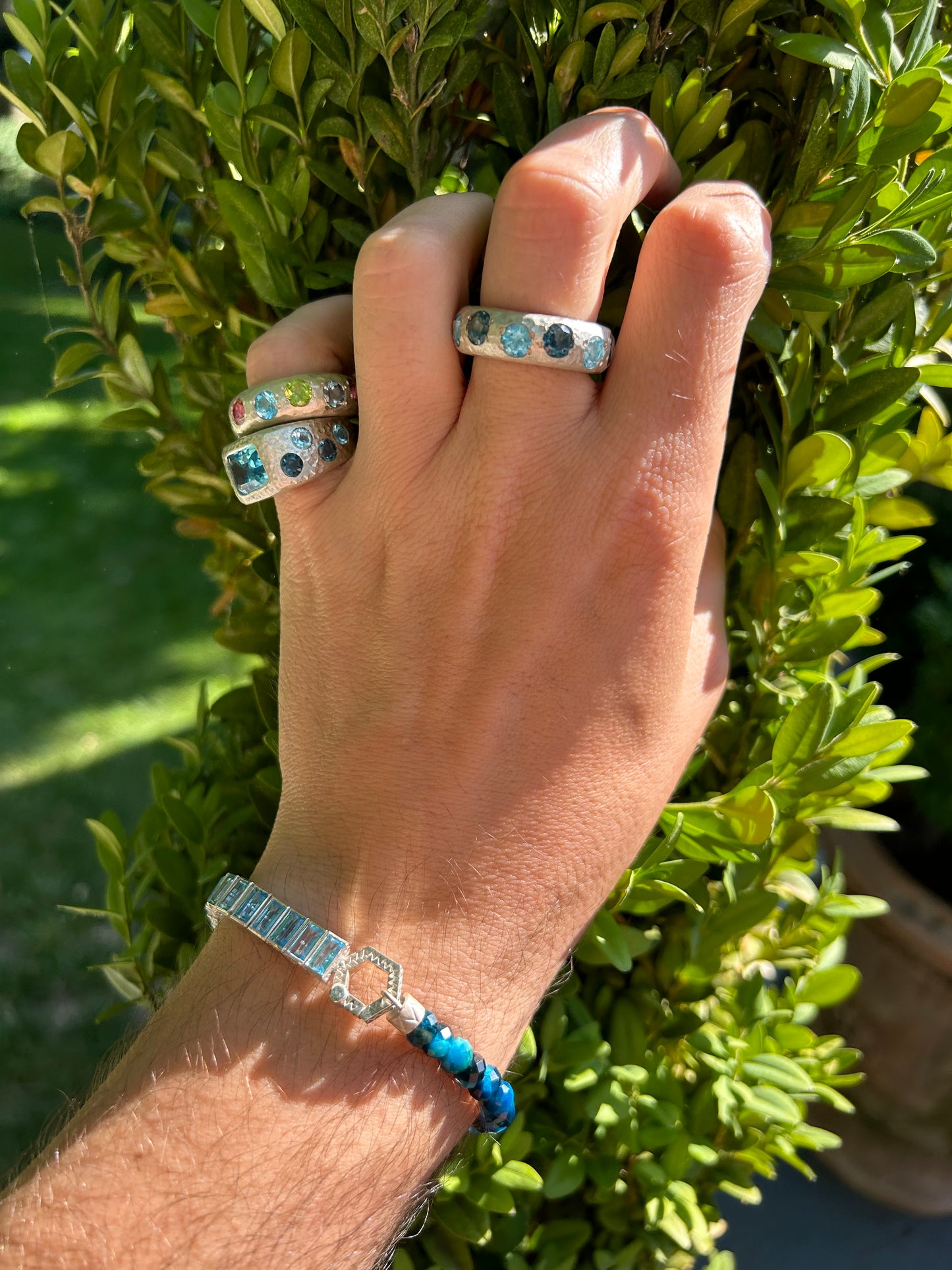 Chameleon Bracelet - Swiss Blue