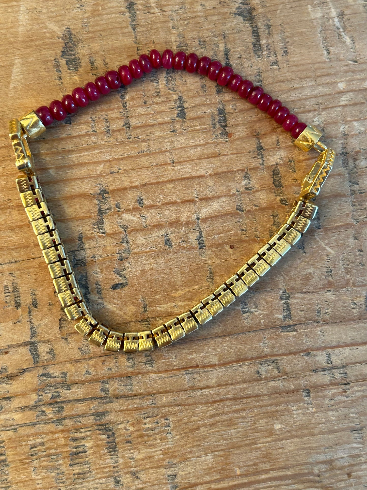 18kt Ruby Chameleon Bracelet