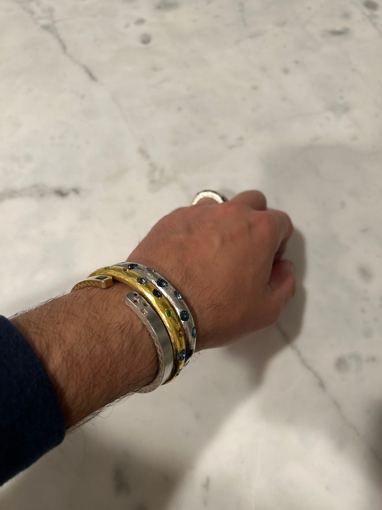 Epitome Cuff - 18kt and Sterling Silver