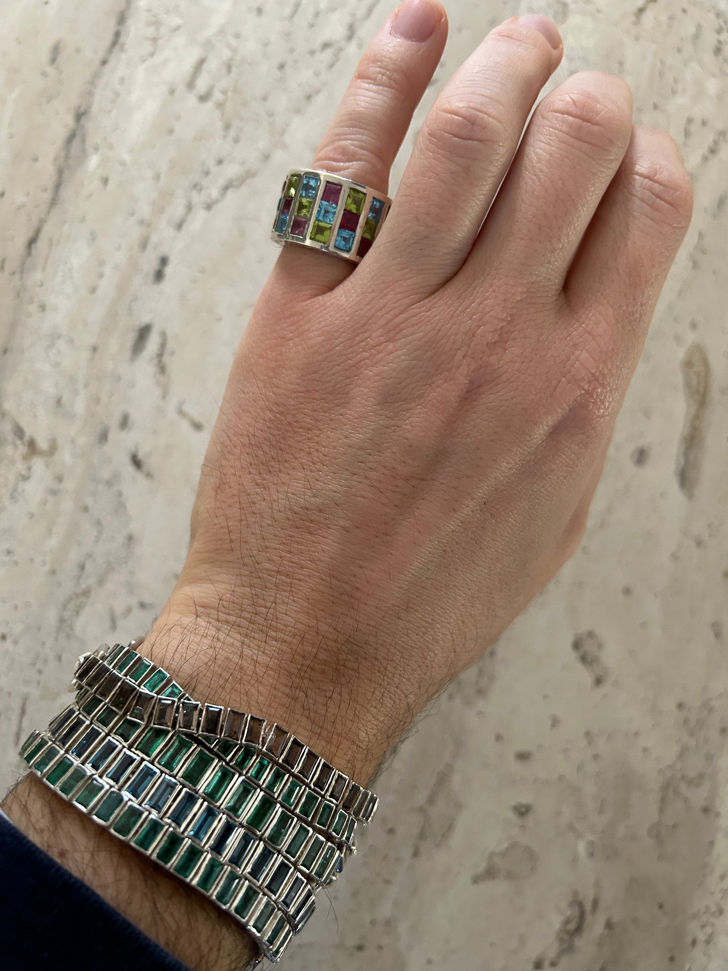 Chameleon Bracelet - Emerald