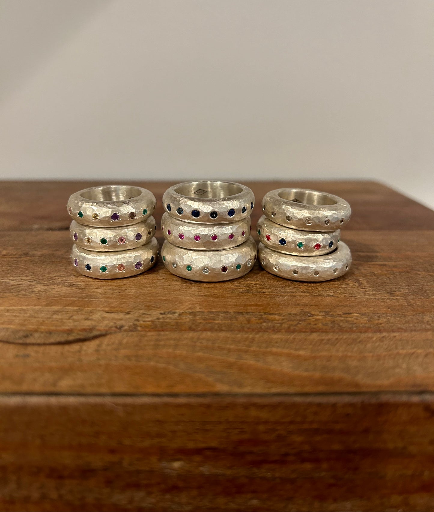 Mini Leo Ring - Multi-Tourmaline