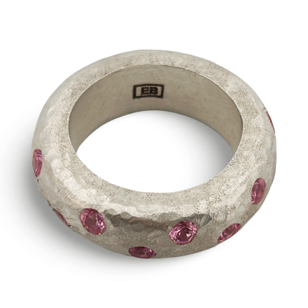 Leo Ring - Pink Sapphires
