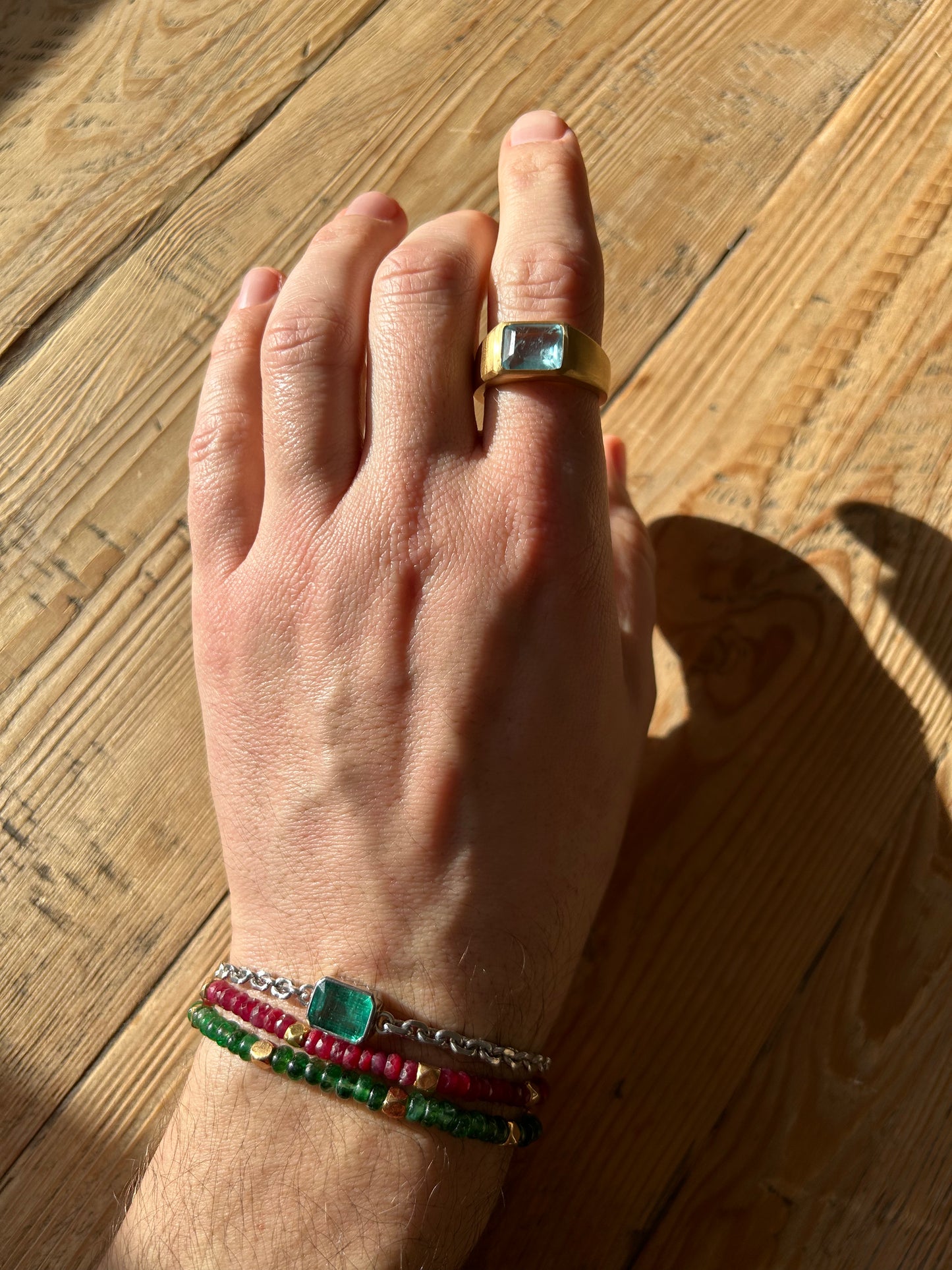 Burch Emerald 18kt bracelet