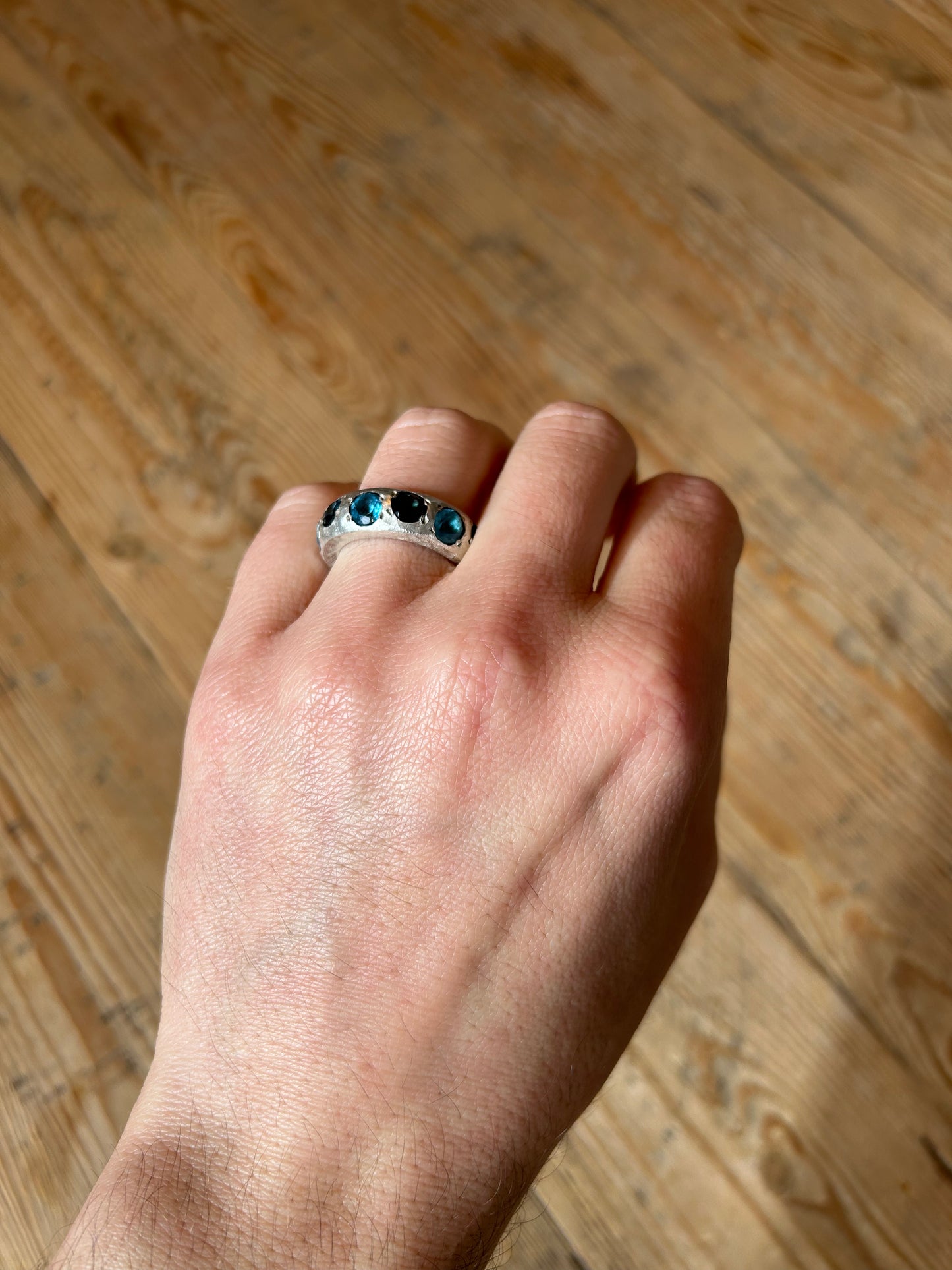 Jumbo Leo Ring - Lagoon