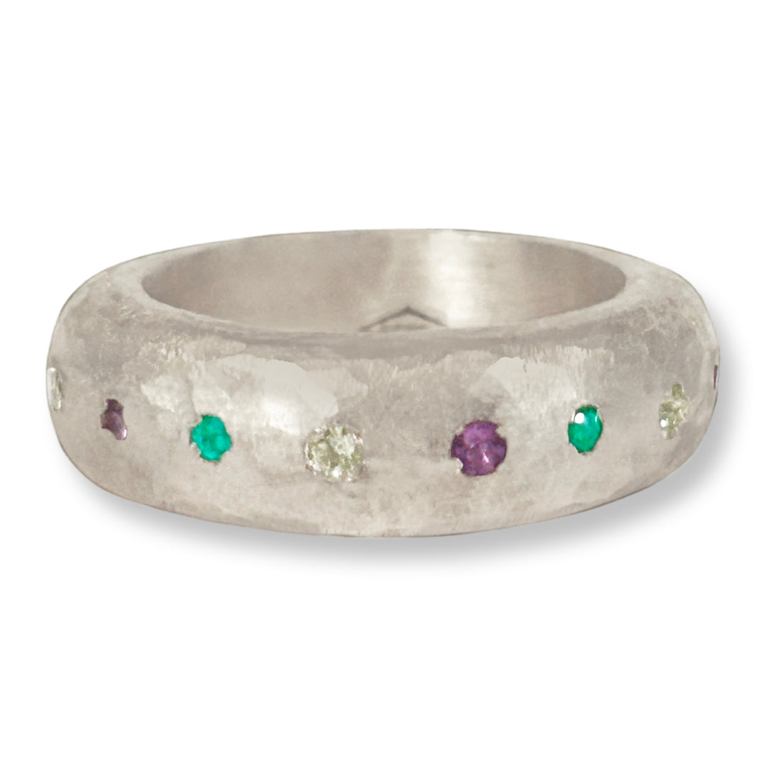 Mini Leo Ring - Multi-Tourmaline