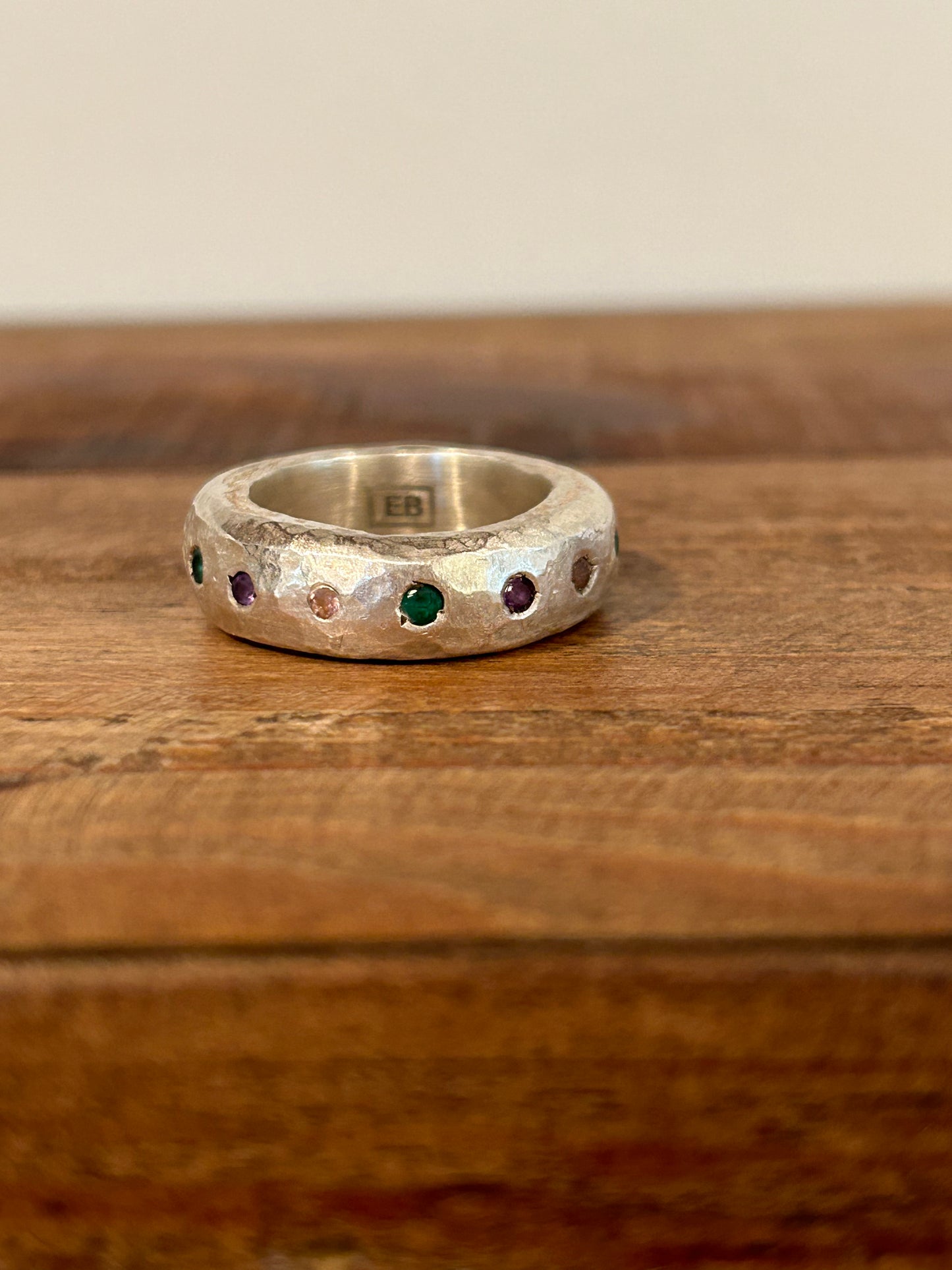 Mini Leo Ring - Multi-Tourmaline