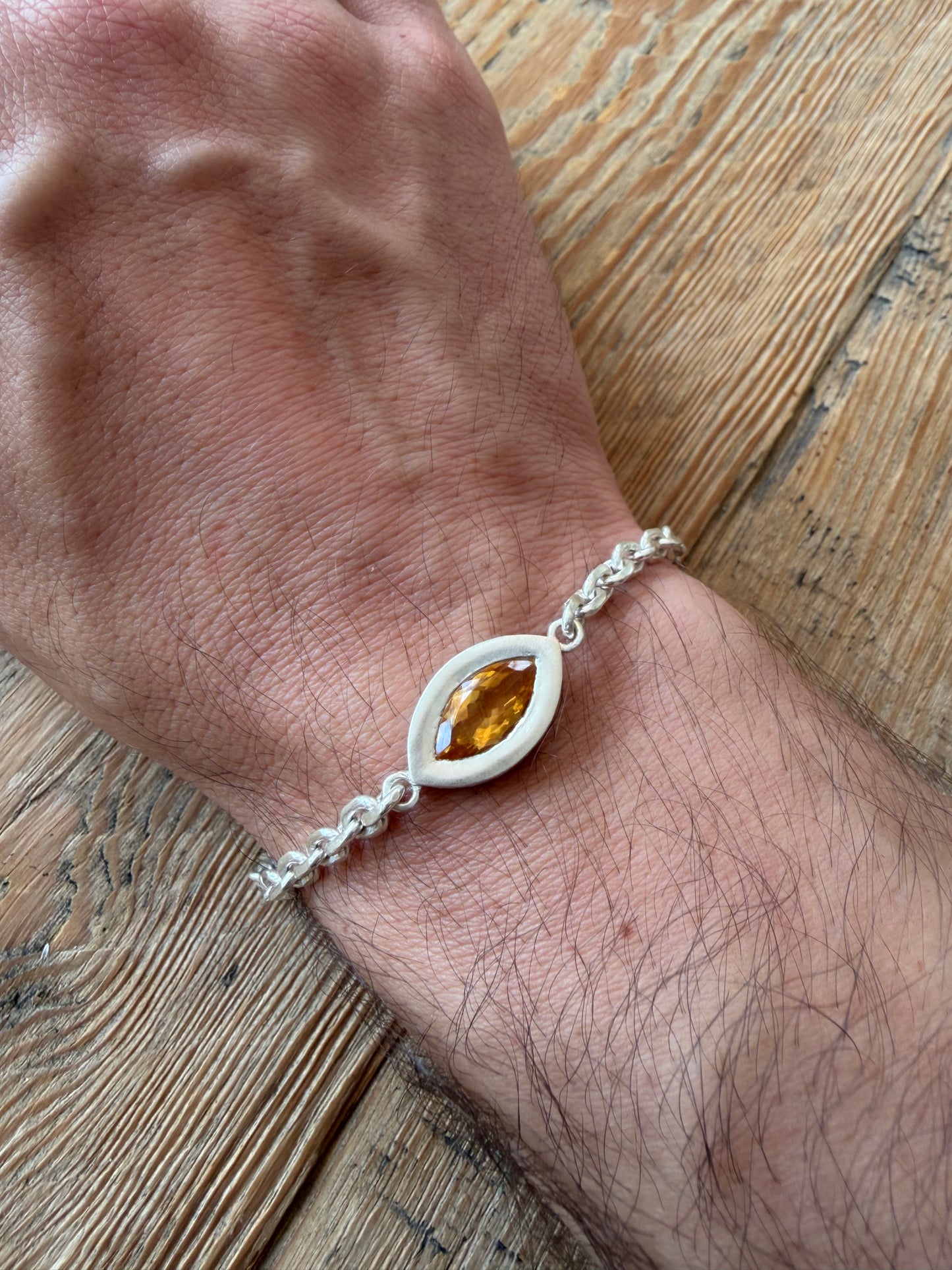 Lion Bracelet - Citrine