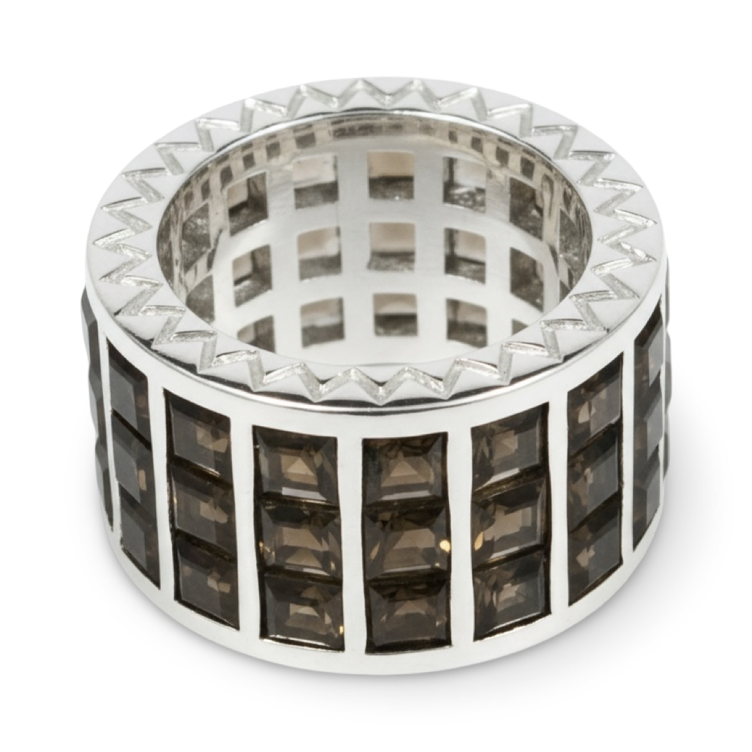 Epitome Ring - Three Row Smoky