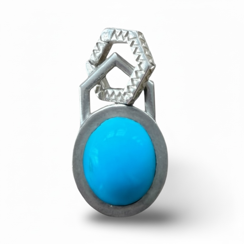 Epitome Pendant - Turquoise Cabochon