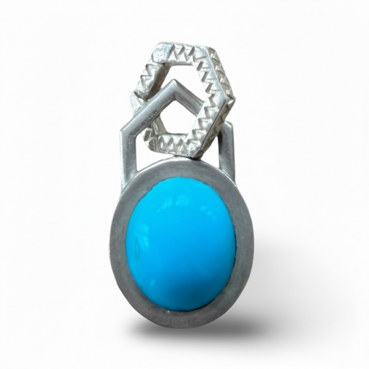 Epitome Pendant - Turquoise Cabochon