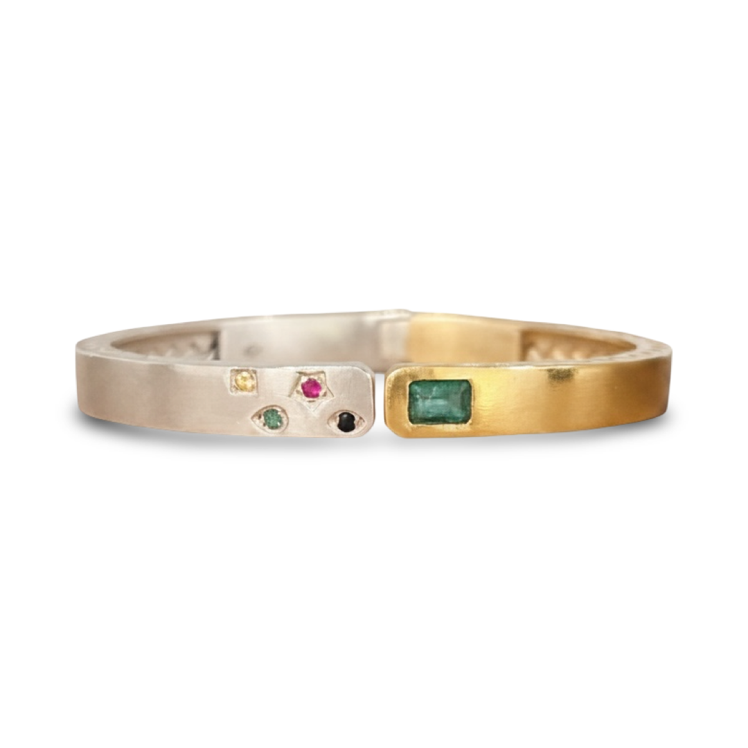 Epitome Cuff - 18kt and Sterling Silver