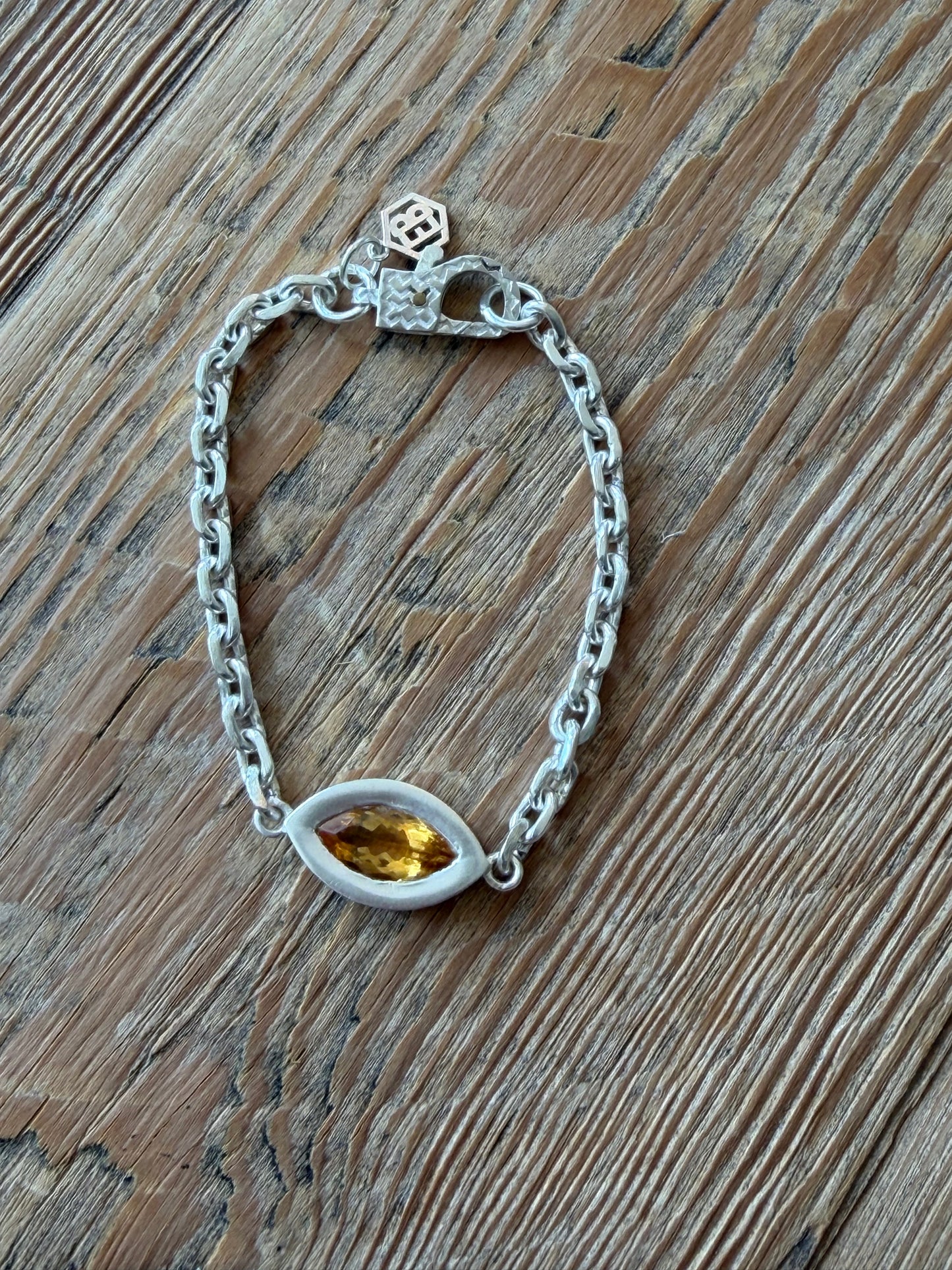 Lion Bracelet - Citrine
