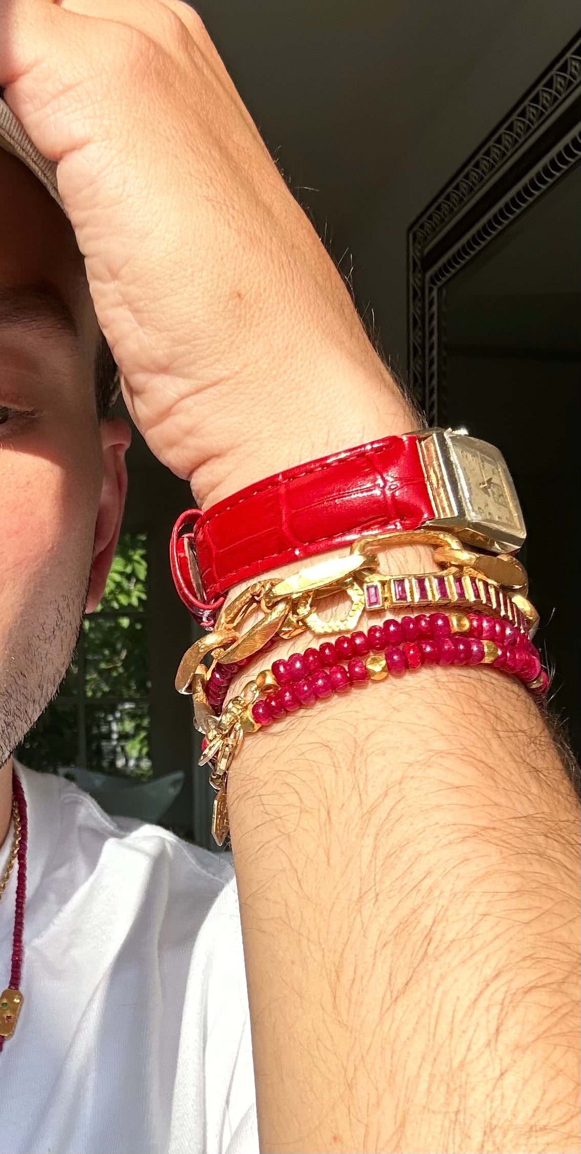 18kt Ruby Chameleon Bracelet