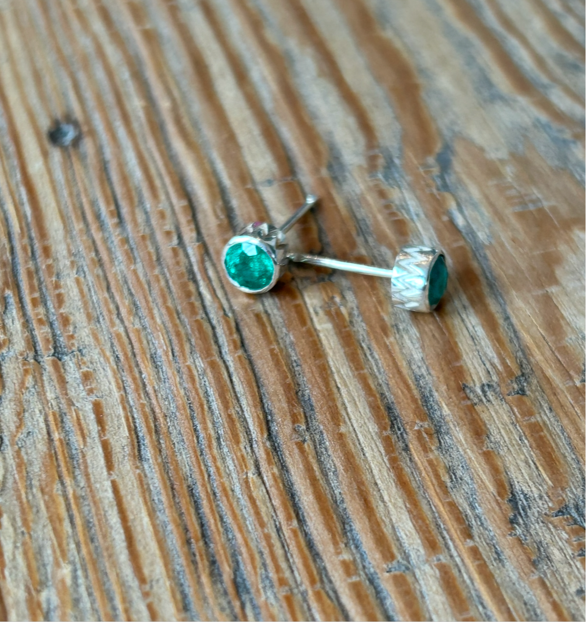 Epitome Studs - Emerald