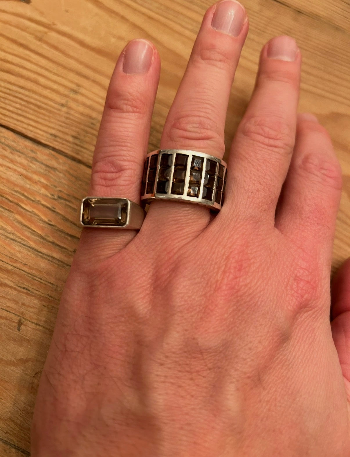 Epitome Ring - Three Row Smoky