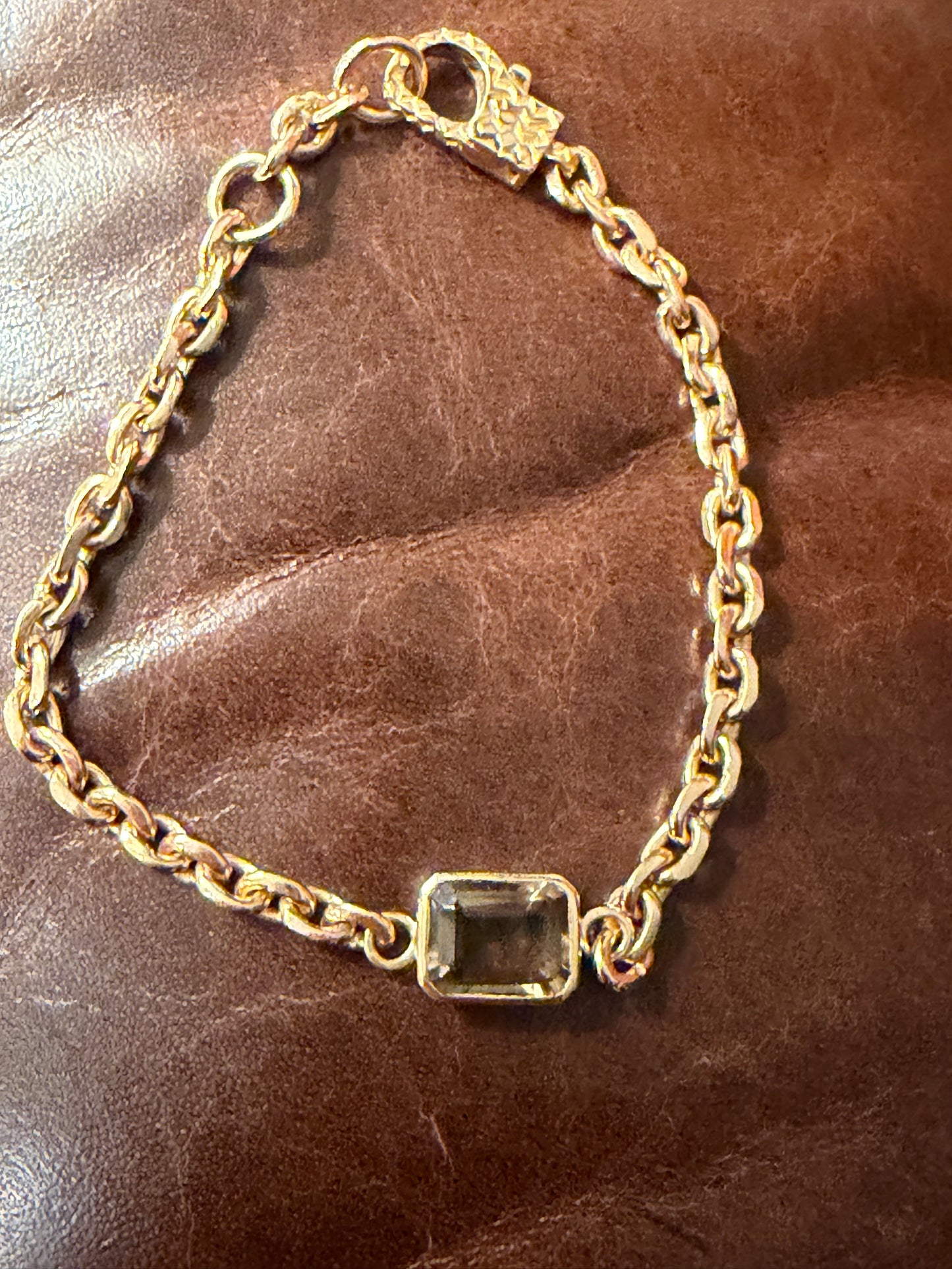 18kt Lion Bracelet - Smoky