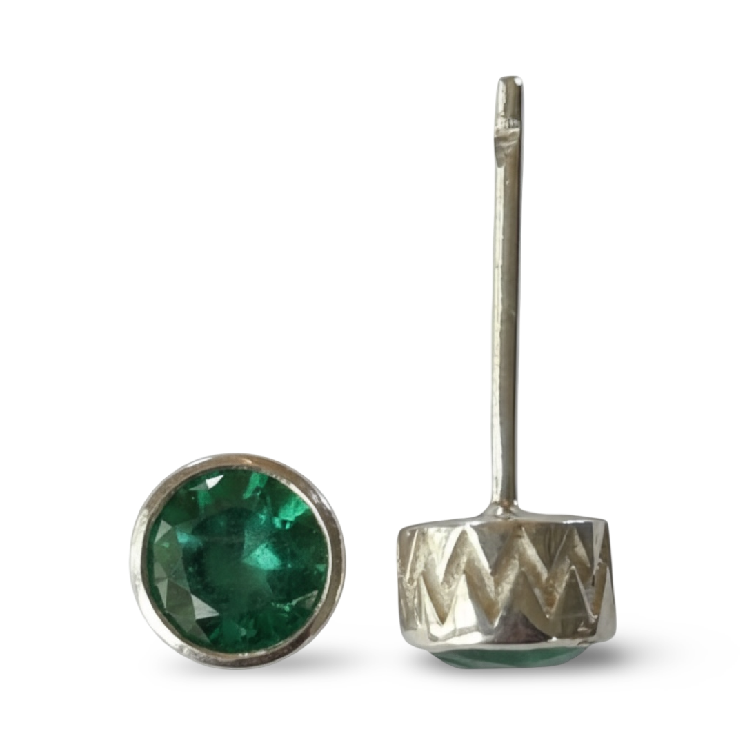 Epitome Studs - Emerald