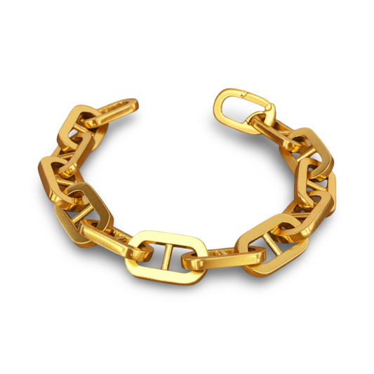 Yacht link bracelet - 18kt