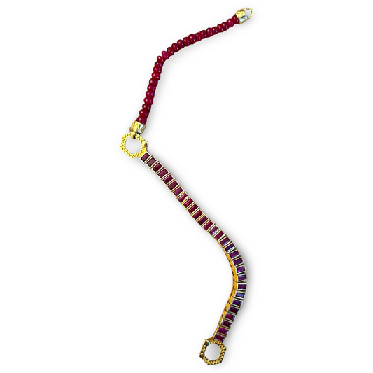 18kt Ruby Chameleon Bracelet