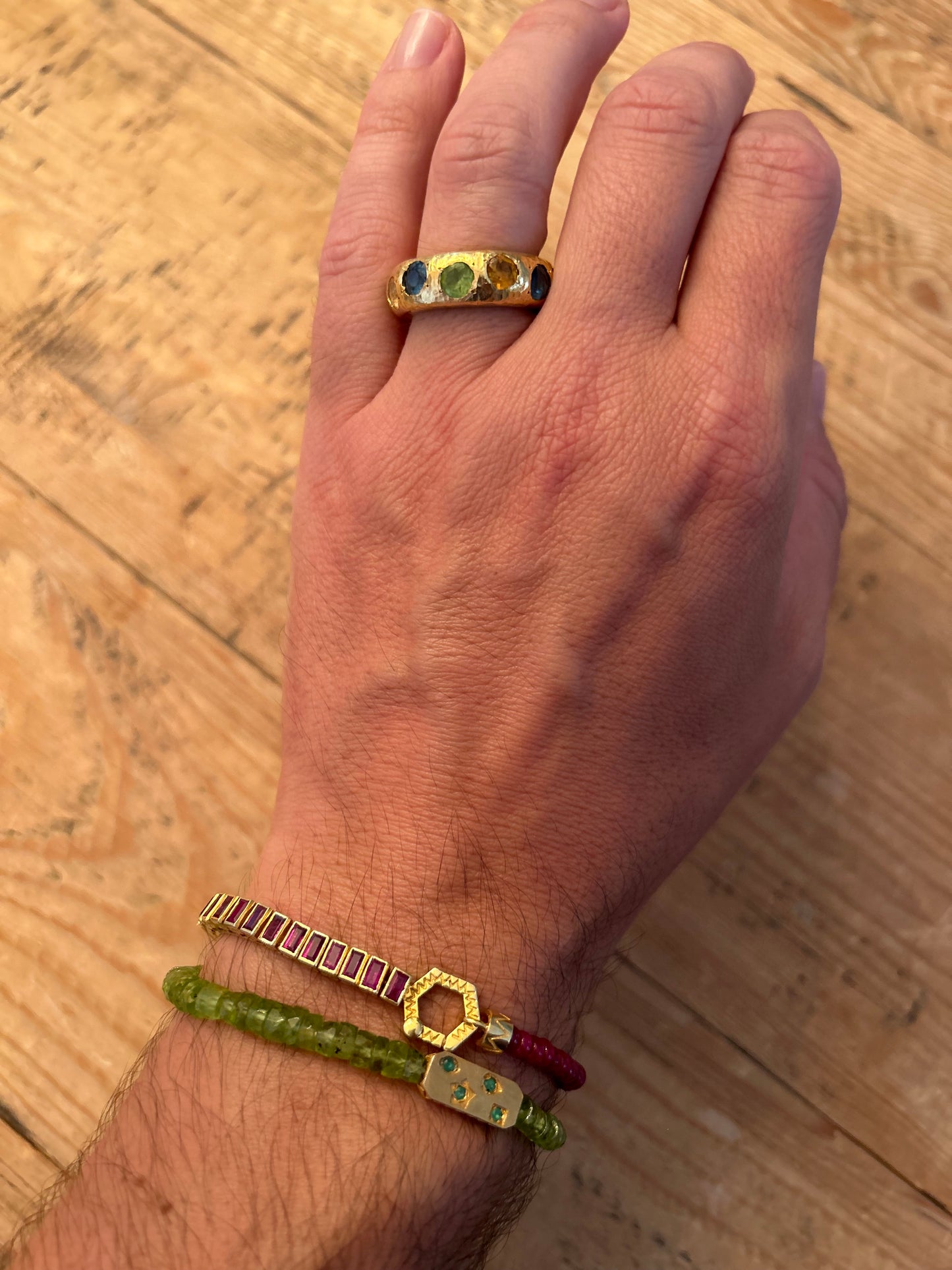 18kt Ruby Chameleon Bracelet
