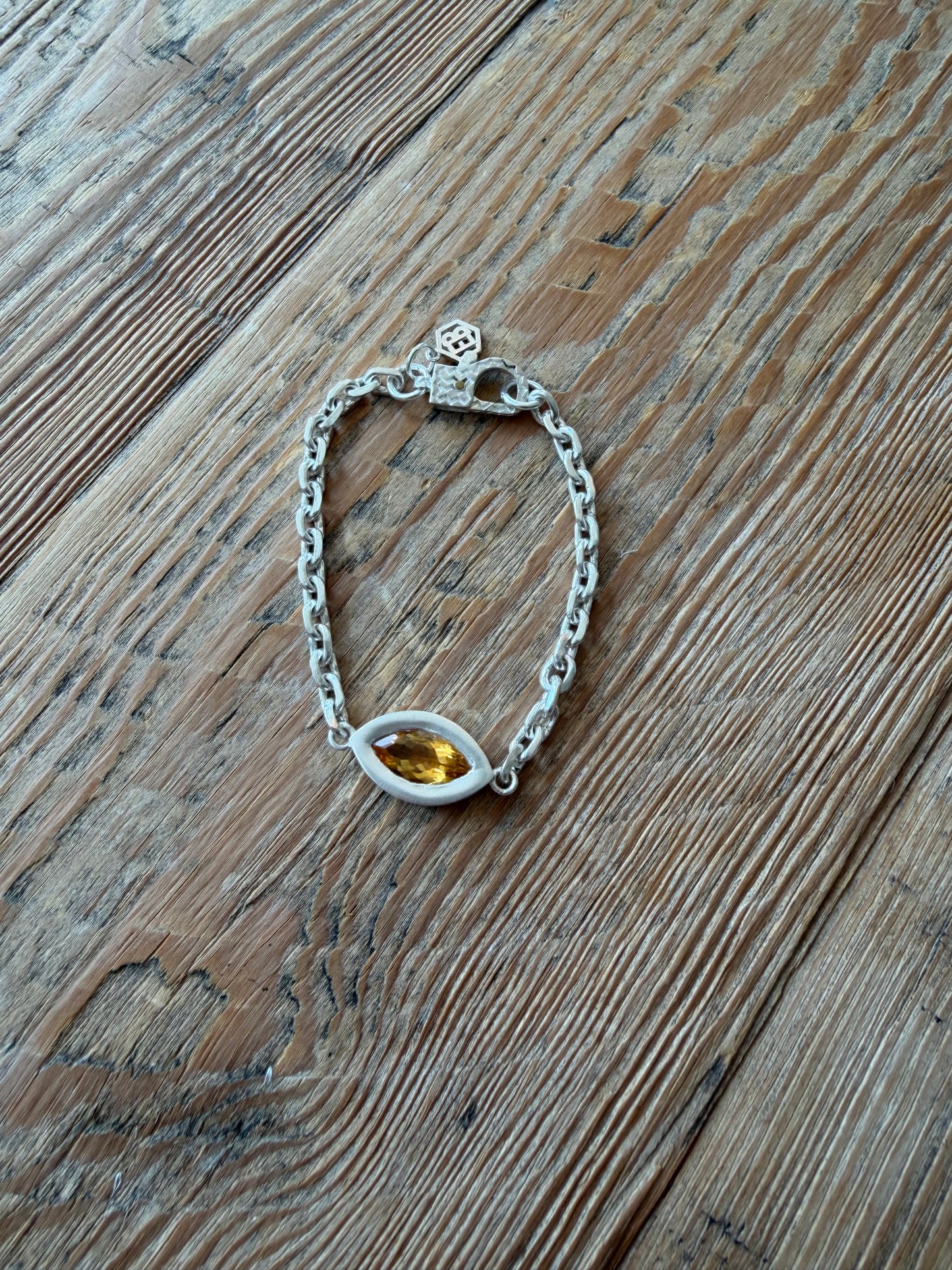 Lion Bracelet - Citrine
