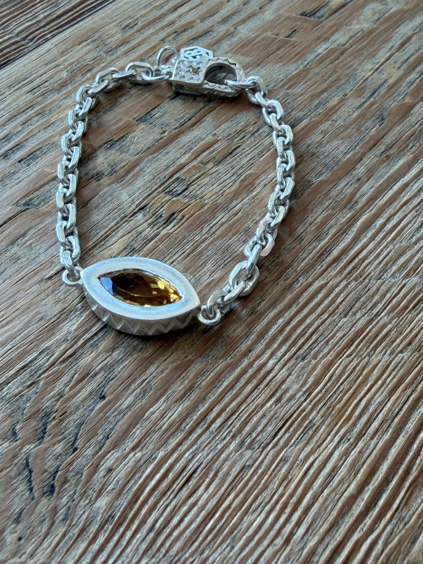 Lion Bracelet - Citrine