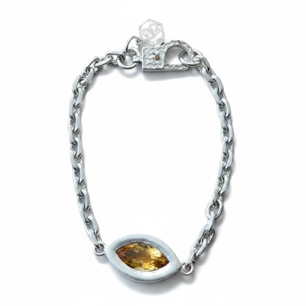 Lion Bracelet - Citrine