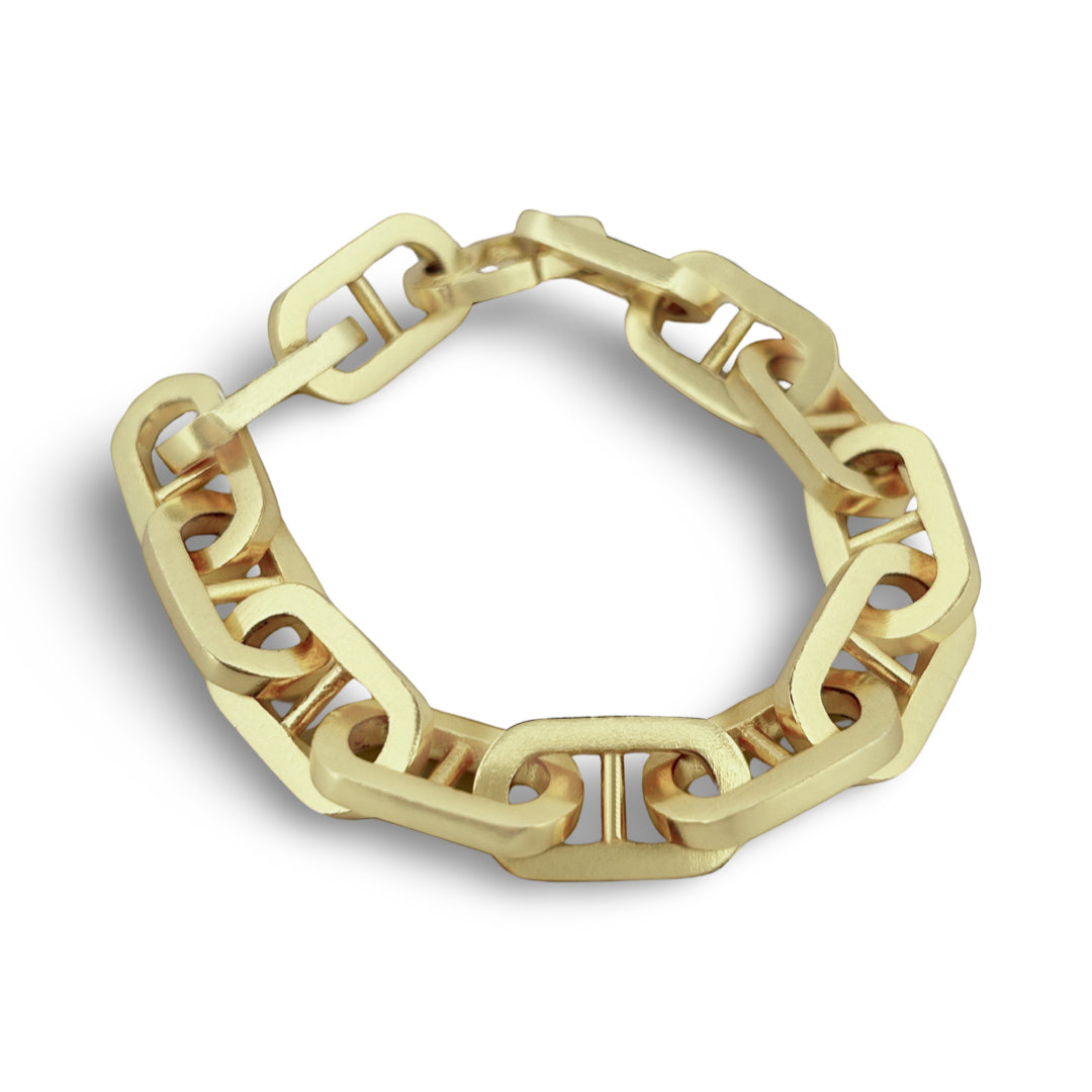 Yacht link bracelet - 18kt