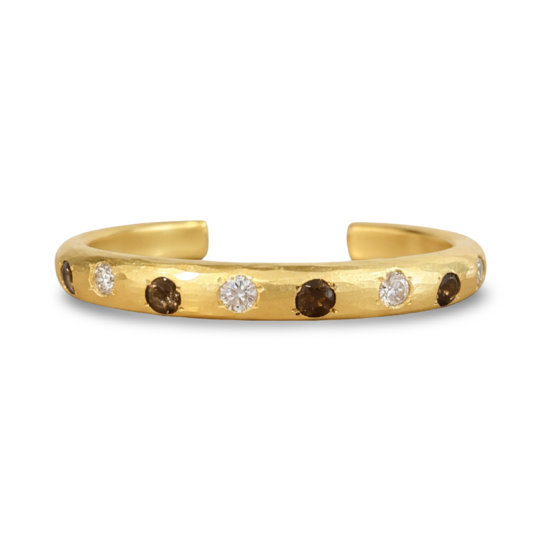 Jumbo Jacob Cuff - 18kt Smoky