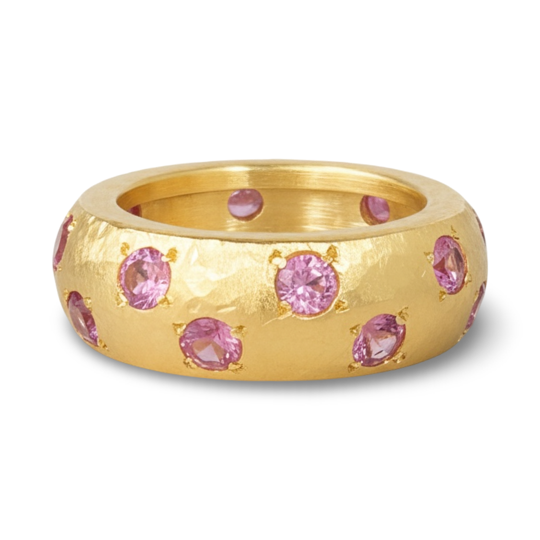 18kt Leo Ring - Pink Sapphire