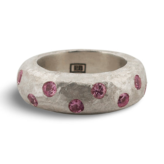 Leo Ring - Pink Sapphires